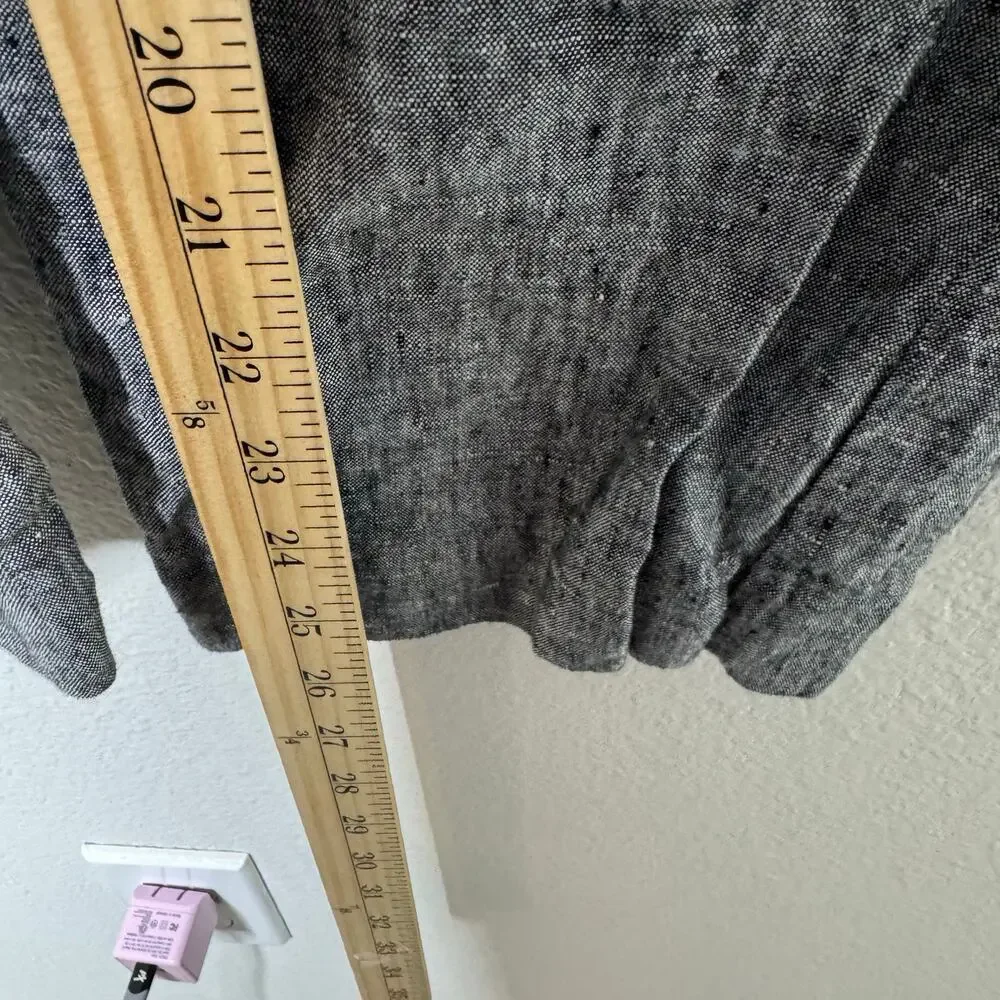 Banana Republic The Martin Fit‎ Linen Dress Pants Gray Women’s 2 Tailored Work